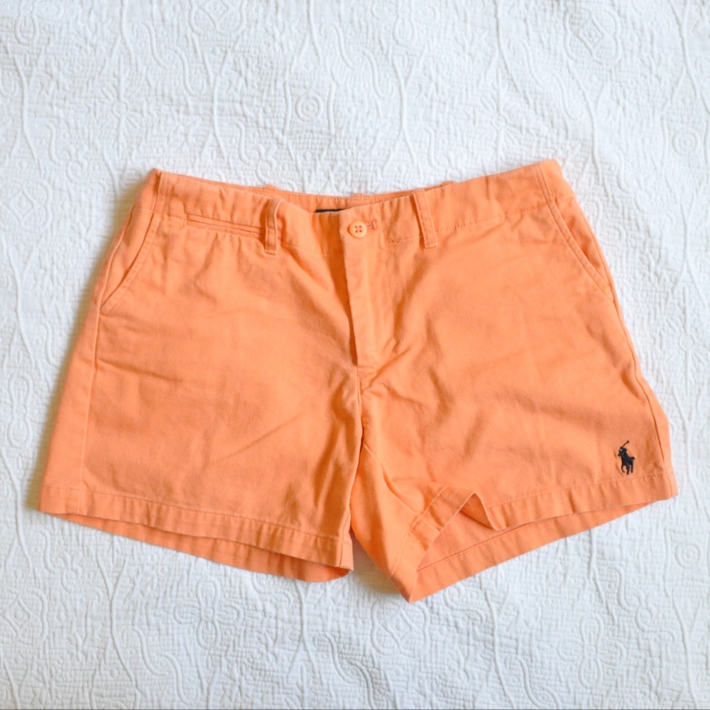 Ralph Lauren Sport Orange Shorts- Size 4